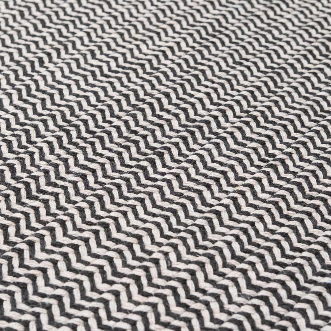 Colonial Mills Sunbrella Zebra Woven Doormats - Onyx 22" x 34"