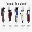 AFANSO Mega Hair Clipper Guards, 8pcs Gray, Fits Most Wahl Full Size Hair Clippers (3 Inch 8pcs)