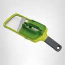 Joseph Joseph Multi-Grip Hand-held Kitchen Mandoline, Fruit and Vegetable Slicer with Food Grip and Adjustable Blades, Dishwasher Safe