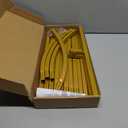 Putros Metal Arch Stand 6FT Gold Wedding Balloon Arched Backdrop Stand Square Arch Frame for Birthday Party Bridal Baby Shower Ceremony Decoration (6x2.6FT(HxW))