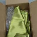 Ice Fabrics Stretch Charmeuse Satin Fabric by The Yard - 58/60 Wide Silky & Smooth Charmeuse Fabric by The Yard for Sewing Apparel, Dresses, Night Gowns, Tablecloths & More - Sage Green - 1Yard