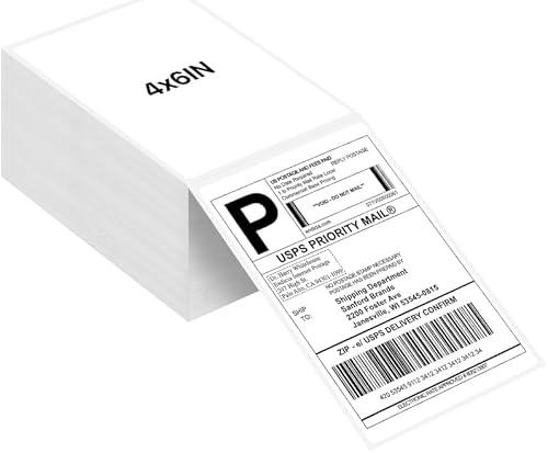 Joyberg 4x6 Thermal Labels, Shipping Labels, Strong Adhesive Thermal Label, White Printer Paper/Label