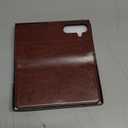 MONASAY Wallet Case Compatible for Galaxy S23 5G,[RFID Blocking] Flip Folio Leather Cell Phone Cover with Credit Card Holder, 6.1 inch, Brown