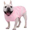 Kuoser Dog Surgery Recovery Suit, Anti Licking Surgical Suit for Dogs Male Neuter, Soft Dog Surgery Suit Female Spay Subsititute E-Collar Cone, Doggie Body Suits After Surgery Pink Tie Dye S