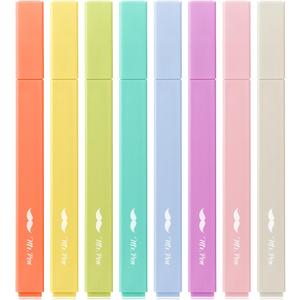 Mr. Pen- Aesthetic Highlighters, 8 Pack, Chisel Tip, Retro Colors, Cute Highlighters Assorted Colors, Cute Markers