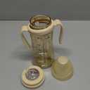 GROSMIMI Spill Proof no Spill Magic Sippy Cup with Straw with Handle for Baby and Toddlers, Customizable, PPSU, BPA Free 10 oz (Butter)