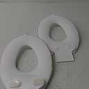 Ingenuity: ity by Ingenuity Flip & Sit Potty Seat (White)  Easy to Set Up & Remove Potty Training Seat That Attaches to Adult Toilet Seat