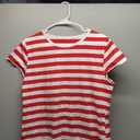 Haysandy Halloween Costume Set Striped Cosplay Shirt Hat Sock for Christmas Party Outfit (Large, Red White)