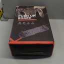 MQRW Push Up Board,Home Gym,Portable Exercise Equipment,Pilates Bar and 20 Fitness Accessories with Resistance Bands and Ab Roller Wheel,Full Body Workout at Home (Black)