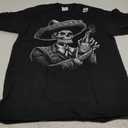 Vintage Skeleton Mexico Dia De Los Muertos Mexican T-Shirt, S