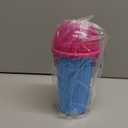 NUFR Slushie Maker, Large Capacity Magic Quick Frozen Smoothies, Cooling Cup, Double Layer Squeeze Cup, Homemade Milk Shake Ice Cream Maker DIY for Children and Family (Dark Blue)