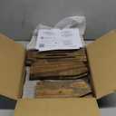 Large Capacity 2-Tier Wooden Fruit Basket, Durable Acacia Wood, 10.5" Tall, Spacious for Produce, Vegetables, Bread Storage and Home Kitchen Countertop (Walnut)