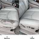 SecosAutoparts Driver Side Bottom Replacement Leather Seat Cover Gray# 922 Compatible with Chevy Silverado Sierra Tahoe Suburban Avalanche Yukon Yukon XL 2003 2004 2005 2006