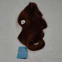 HAIRCUBE Auburn Wigs with Bangs Synthetic Women's Wig Long Wavy Layered Heat-Resistant Wig for Daily Use Natural and comfortable