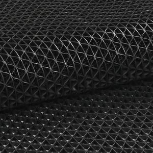 jxgzyy Commercial Drainage Mat Non Slip Drainage Floor Matting 3'x16.4' Heavy Duty Swimming Pool Mat for Restaurant Kitchen Bathroom Bar Garden Outdoor Wet Area, Black