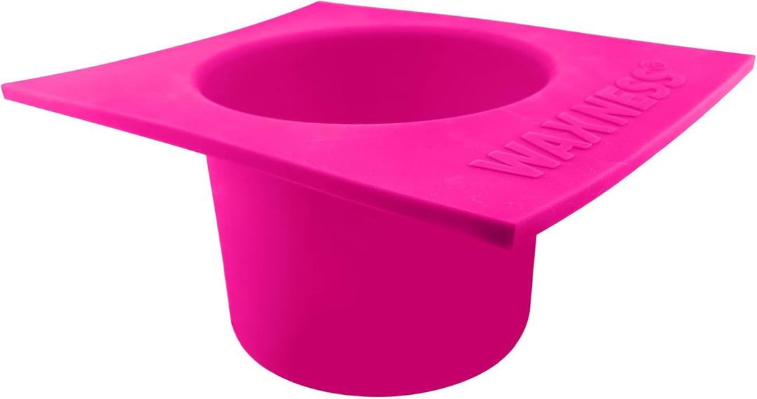 Waxness Non-Stick Silicone Bowl Insert for Wax Warmers Pink, Fits 5.5 lb Warmers, Easy Clean Flexible Wax Pot Liner for Professional Use.