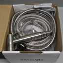 Handheld Toilet Bidet Sprayer for Toilet-Adjustable Water Pressure Control with Bidet Hose for Feminine Wash, Stainless Steel Brushed Nickel Cloth Diaper for Baby Wash (Warm and Cold)