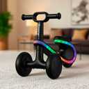 Razor Lightwave 3 Wheel Toddler Balance Bike, Seated Scooter, Multicolor LED Lights, Ages 12 to 30 Months, Tool Free Assembly