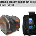 Motorcycle Saddle Bags, Powersports Saddle Bags, Waterproof Saddlebags Luggage Bag, Full Face Helmet Storage Bag, Motorcycle Pillion Seat Bag.