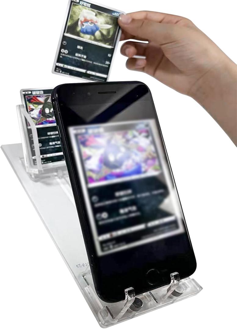 MTG & TCG Card Scanner Stand,Works with ManaBox App,Size Unsleeved Trading Cards,Quickly Scan and Price Check Unsleeved Collectible Cards