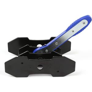 ALLGOOD 360° Brake Caliper Press Tool with 2 Groups Steel Plates,Blue Ratchet Piston Spreader Automotive Tools Car Brake Repair & Instalation,4 in 1 Universal Disc Ratchet Brake Caliper Tool