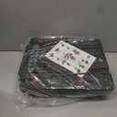 Orzbow Car Seat Dolly for Airport, Folding Car Seat Travel Cart with 4 Wheels and Adjustable Handle, Carseat Roller for Airplane Travel with Straps, Compact Luggage Hand Trolley, Black