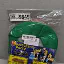 Jolbndcv Red and Green Hat with Gloves Buttons and Beard for Cosplay Costume