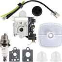 Carburetor RB-K90 with with Air Filter Replacement for Echo PB-251 PB-255 PB-255LN ES-255 Blowers A021001593 A021001592 A021001591 A021001590