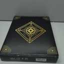 Trading Card Binder, Card Collection Binder 9 Pocket with 50 Removable Sleeves 900-Pocket Compact 3-Ring Zipper Album, Durable Trading Card Holder for TCG/MTG Collectors (Elemental ring)