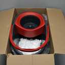 O-Cedar EasyWring Microfiber Spin Mop, Bucket Floor Cleaning System, Red, Gray, Standard
