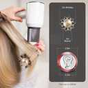 Sndyi Small Round Brush for Blow Out, Nano Thermal Ceramic Ionic Round Hair Brush with Boar Bristles, Boost Shine & Volume, For Short Hair with Quick Blow Drying & Salon Styling -2 Inch, Barrel 1 Inch