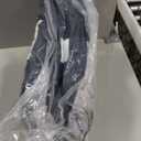 Chezmoi Collection Loft 8-Piece Luxury Striped Comforter Set (Full, Navy/Gray/Blue)