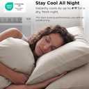 Bedsure Cooling Pillow Cases for Hot Sleepers, Zipper Pillow Cases Standard Size Set of 2, Cool Pillowcases for Night Sweats, Silky Soft & Breathable Cold Pillow Covers, Gift, Beige, 20x30 Inches