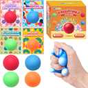 28-Pack Valentine's Day Gifts for Kids  Stress Ball Set with Stretchy Squishy Sensory Toys & Greeting Cards, Perfect for Classroom Exchange & Party Favors