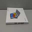 Case with Keyboard for iPad 10th Generation & 11th (A16, 2025): Bluetooth Wireless Detachable Magnetic Stand Rechargeable Keyboard with Folio Slim Compact Removable Cover with Trackpad, White Backlit