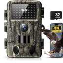 WiFi Trail Camera,Game Cameras with Night Vision Motion Activated Waterproof,Suitable for Outdoor Wildlife Detection, Monitoring Home Securit