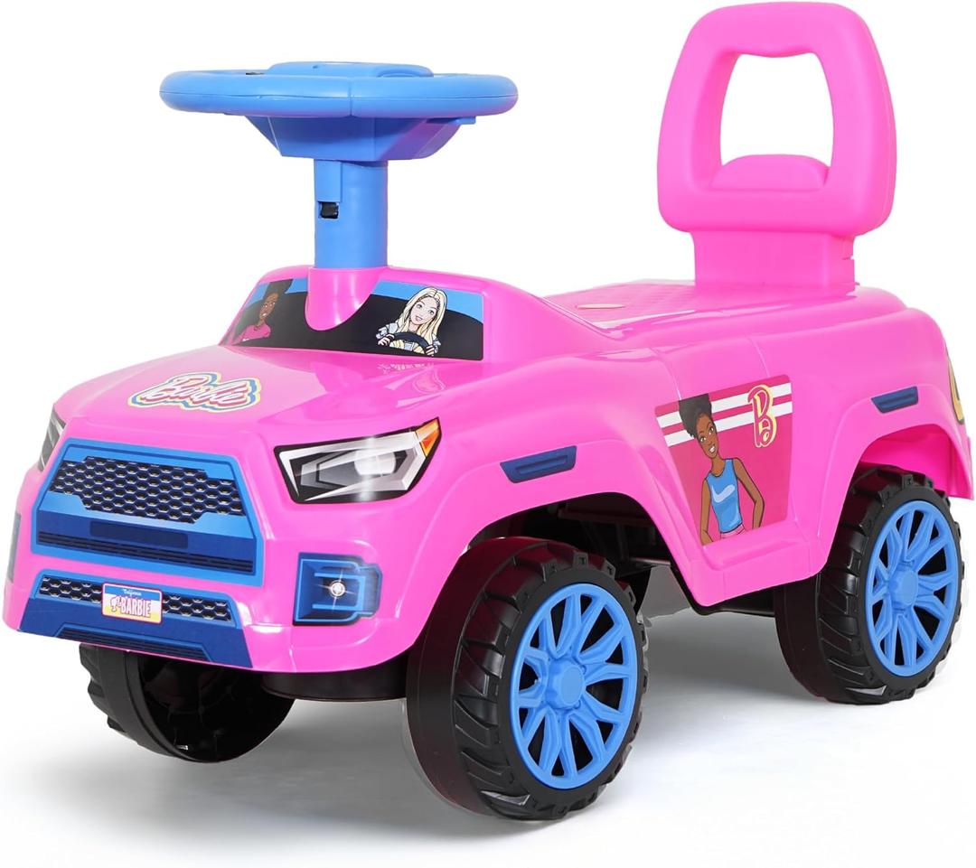 Barbie - Foot to Floor Ride On Toy with Easy Roll Wheels