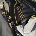 Anti Fatigue Kitchen Mat Cushioned 2 Pieces Black Kitchen Rugs Non Slip Waterproof Kitchen Floor Mats Gold Kitchen Accessories Comfort Memory Foam Kitchen Mats for Floor Laundry Room