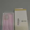 GONEZ for iPhone 14 Pro Case, Compatible with Magsafe, with Screen Protector + Camera Lens Protector, Soft Anti-Scratch Microfiber Lining, Shockproof Liquid Silicone Phone Cover, Pastel Pink