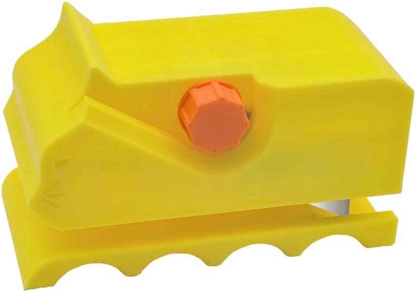 3 x Cardboard Cutter for Cat Scratchers,DIY Cardboard Cutting Tool, Handheld Cardboard Cutting Tools for Making Cat Scratching Board Cat Bed (Yellow)