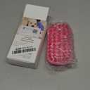 Pet Silicone Shampoo Brush for Long & Short Hair, Pink ( New ), Medium Large Pets Dogs Cats, Silicone Shower Wash Curry Brush, Massage Comb