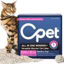 OPET Mixed Tofu Cat Litter - 18lb Strong Clumping Litter, Mixed Tofu and Bentonite, 99.9% Dust Free and Flushable Cat Litter, Natural Sustainable Ingredients Odor Control, Low Tracking18lb, Fresh