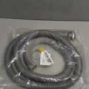 6ft Washing Machine Drain Hose,Corrugated Flexible Washer Drain Hose Extension Replacement for Samsung, LG, Whirlpool, Maytag, Kenmore, GE, Giantex, Panda and More,with 2 Clamps and U-Bend Holder