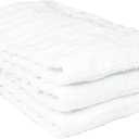 Ritz Royale Collection 100% Combed Terry Cotton, Highly Absorbent, Kitchen Dish Cloth Set, 13-3/4" x 12", 3-Pack, Solid White