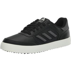 adidas Men's Retrocross 24 Spikeless Golf Shoes (M 9.5, W 10.5, Core Black/Grey Five/Off White)