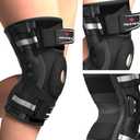 NEENCA Professional Knee Brace, Hinged Knee Support for Women & Men Relief, XXX-Large, Black - Single