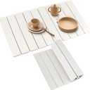 24" x 16" Large Stone Drying Mat for Kitchen Counter, Collapsible Quick Absorbent Drying Mat, Diatomaceous Earth Dish Drying Mat for Kitchen Dishes Bottles Cups, Match Any Countertop(White)