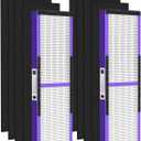 FLT5250PT Air Purifier Replacement Filter C with Pet CARE Treatment for G-Guardian AC5250PT, AC5000E, AC5300B, AC5350W, AC5350B, CDAP5500 2 Purple Pet Care HEPA with 8 Carbon Pre-Filters