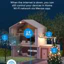 Outdoor Smart Plug, meross Outdoor Wi-Fi Outlet with 3 Independent Sockets Compatible with Apple Homekit, Alexa and SmartThings, Voice & Remote Control, Timer, 2.4 GHz only,Black