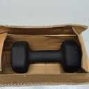 Amazon Basics Neoprene Dumbbell Hand Weights, Easy to Hold, 12 Pounds, Black, Pair